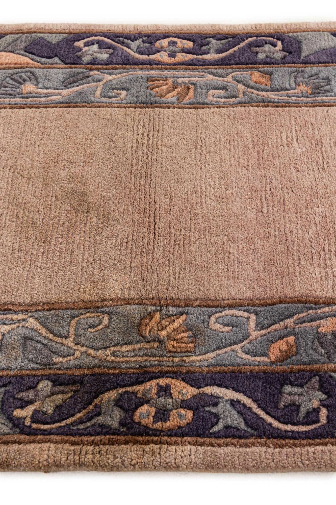 75cm x 140cm anudado a mano Tibet Alfombra Lana