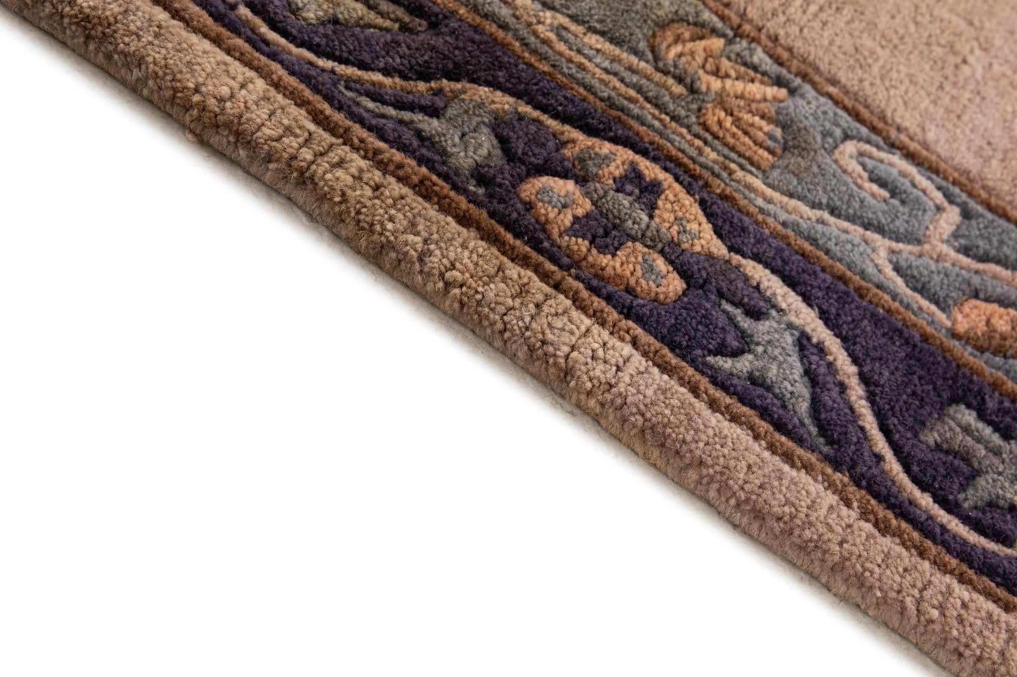 75cm x 140cm anudado a mano Tibet Alfombra Lana