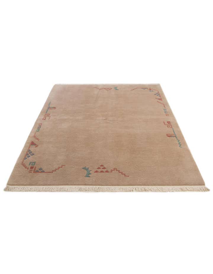 5' 9 x 7' 11 Hand Knotted Tibet Wool Rug