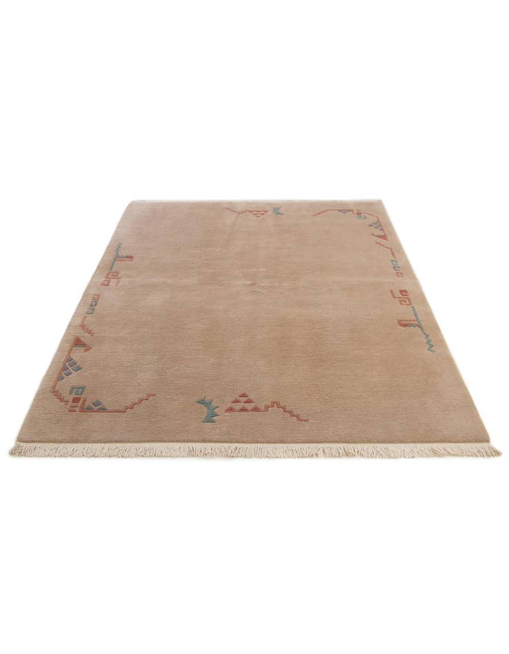 Detail image of 5' 9 x 7' 11 Hand Knotted Tibet Wool Rug