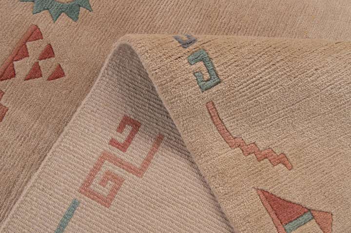 5' 9 x 7' 11 Hand Knotted Tibet Wool Rug