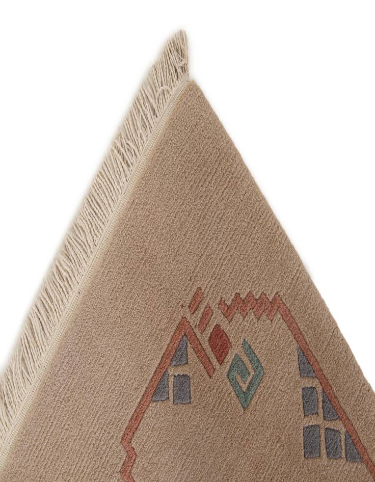 Detail image of 5' 9 x 7' 11  Hand Knotted Tibet Wool Rug