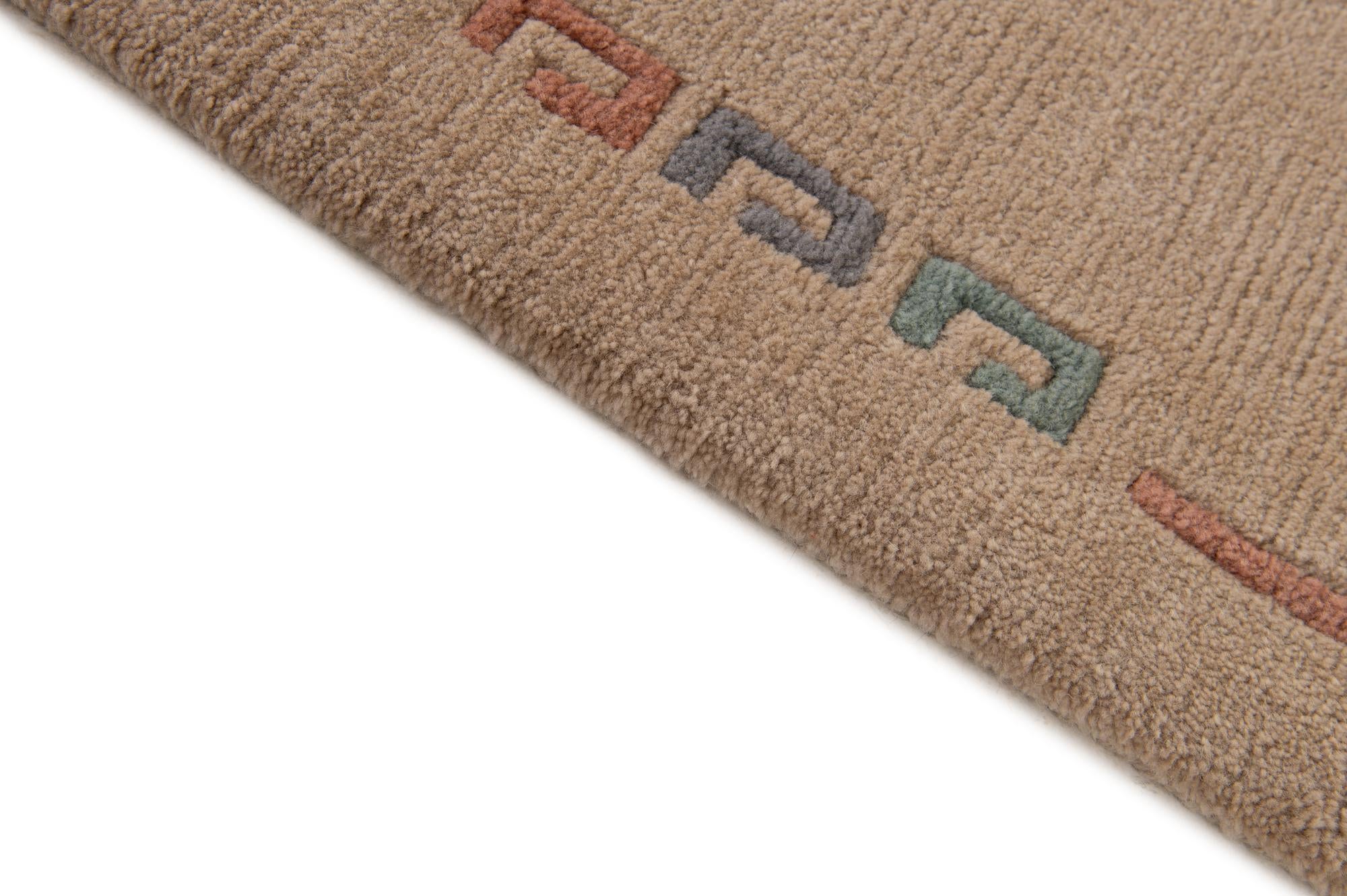 5' 9 x 7' 11 Hand Knotted Tibet Wool Rug