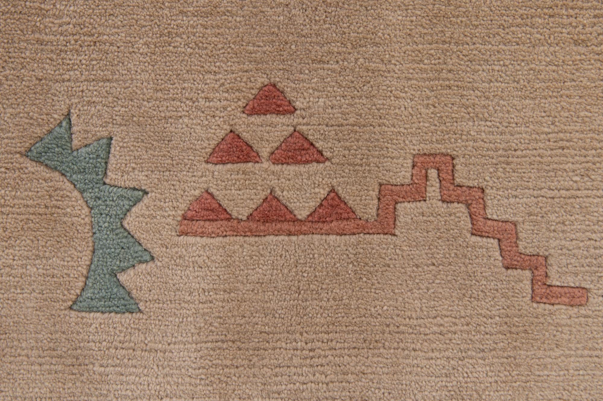 5' 9 x 7' 11 Hand Knotted Tibet Wool Rug