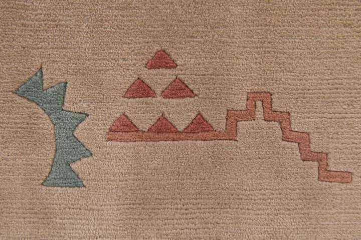 5' 9 x 7' 11 Hand Knotted Tibet Wool Rug