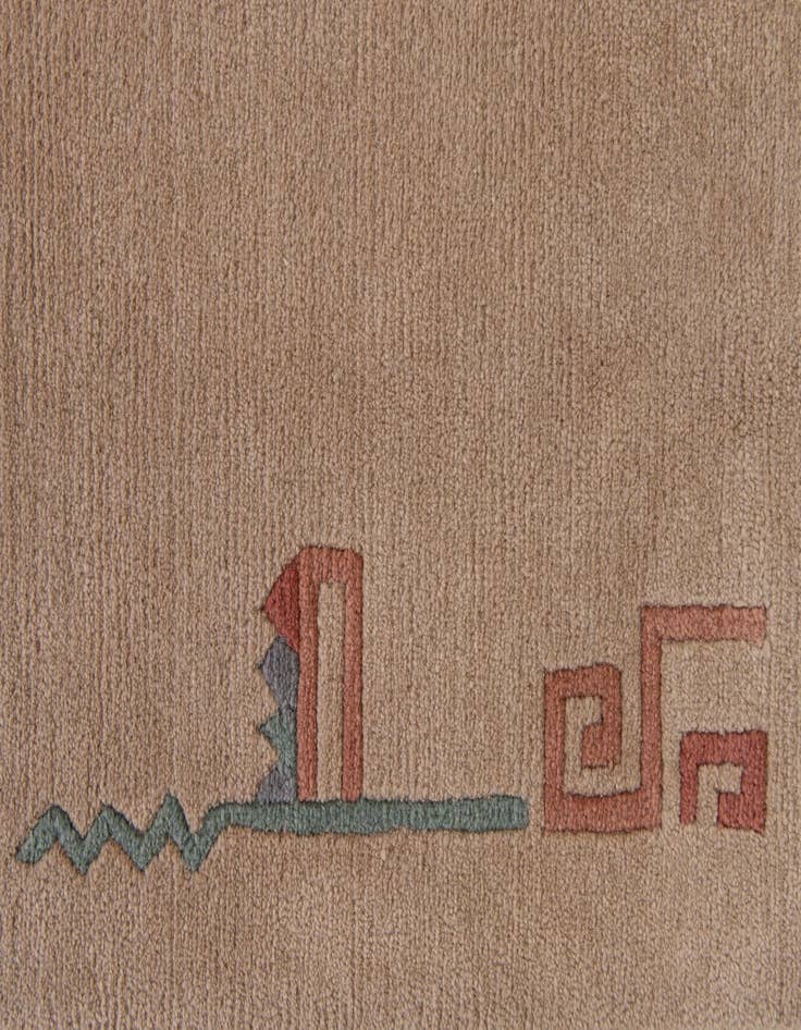 Detail image of 5' 9 x 7' 11  Hand Knotted Tibet Wool Rug