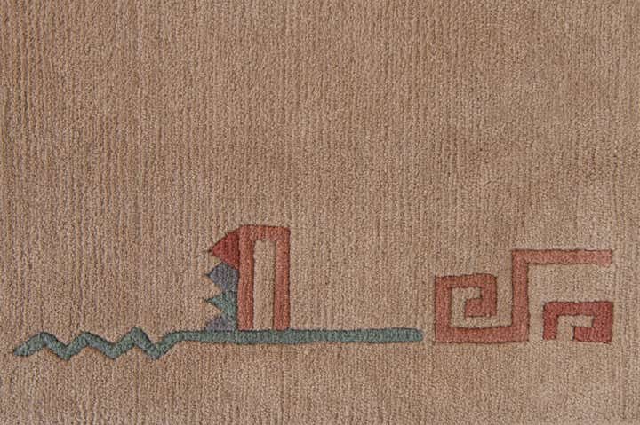 5' 9 x 7' 11 Hand Knotted Tibet Wool Rug