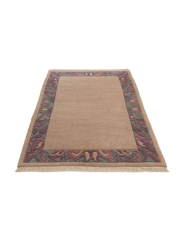 Detail image of 3' 11 x 5' 9 Hand Knotted Tibet Wool Rug