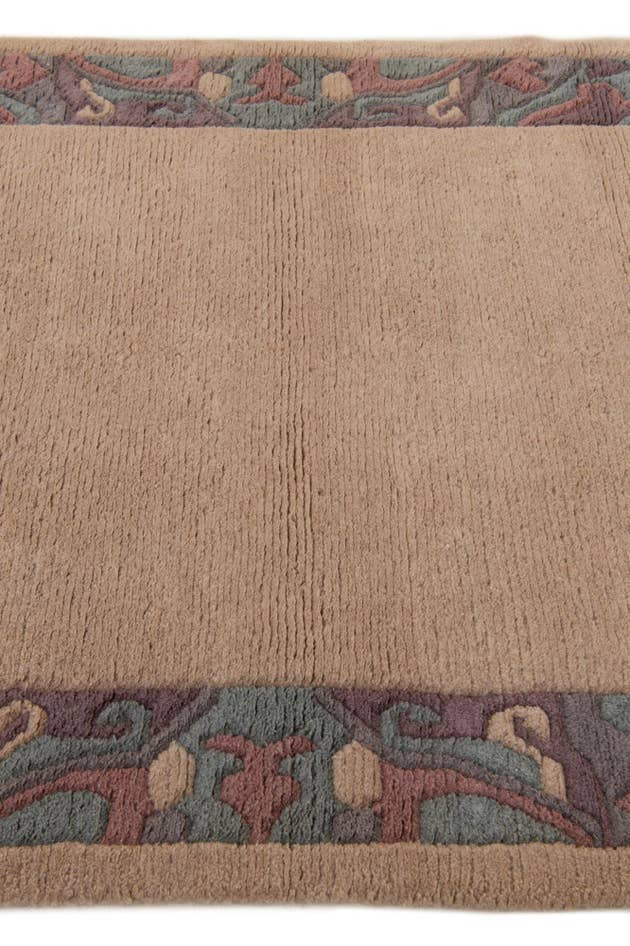 Detail image of 3' 11 x 5' 9 Hand Knotted Tibet Wool Rug