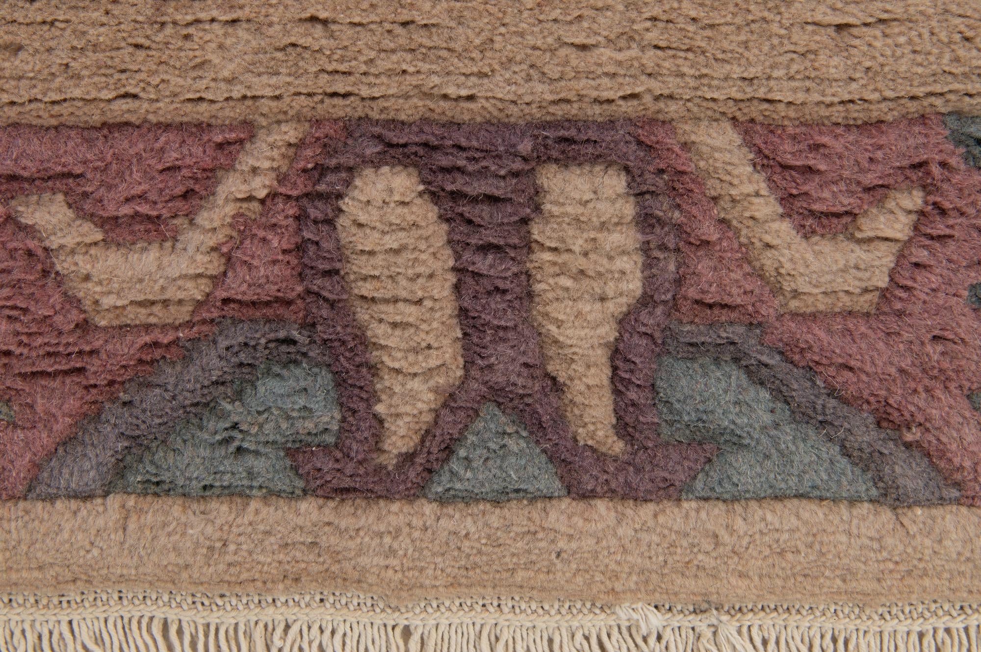 3' 11 x 5' 9 Hand Knotted Tibet Wool Rug
