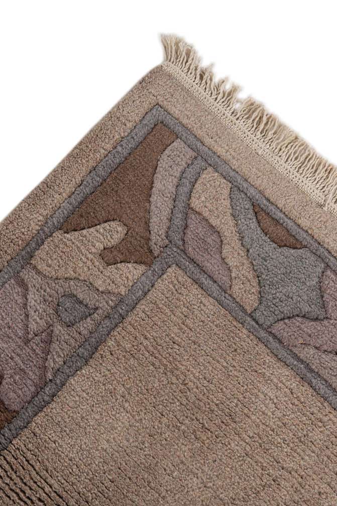 4' 3 x 6' 1 Hand Knotted Tibet Wool Rug