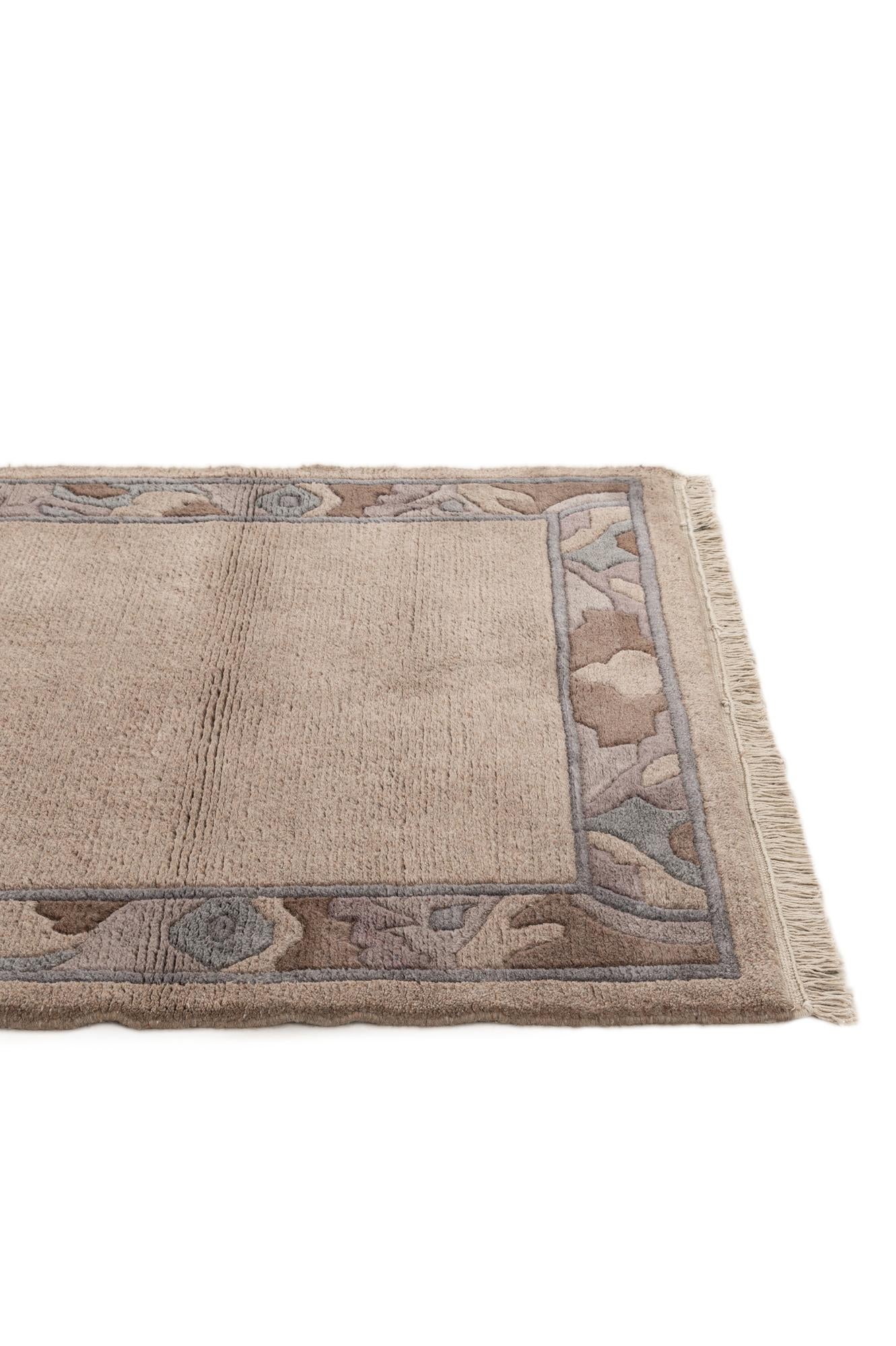 4' 3 x 6' 1 Hand Knotted Tibet Wool Rug