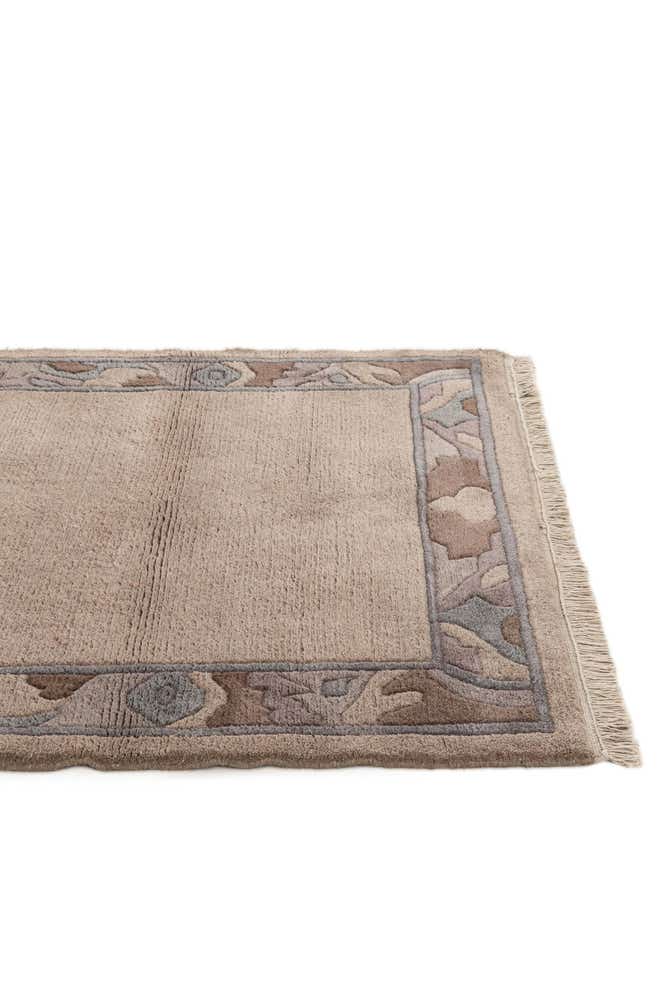 4' 3 x 6' 1 Hand Knotted Tibet Wool Rug