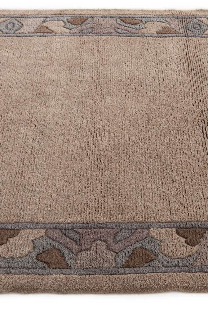4' 3 x 6' 1 Hand Knotted Tibet Wool Rug