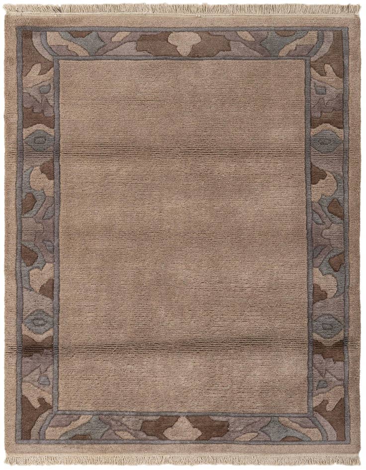Detail image of 4' 3 x 6' 1 Hand Knotted Tibet Wool Rug