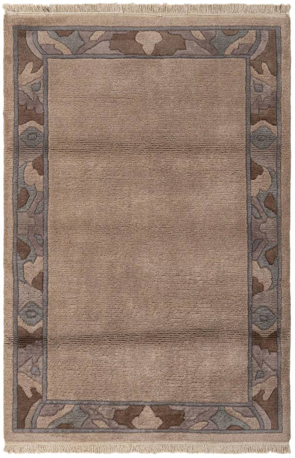 Detail image of 4' 3 x 6' 1 Hand Knotted Tibet Wool Rug