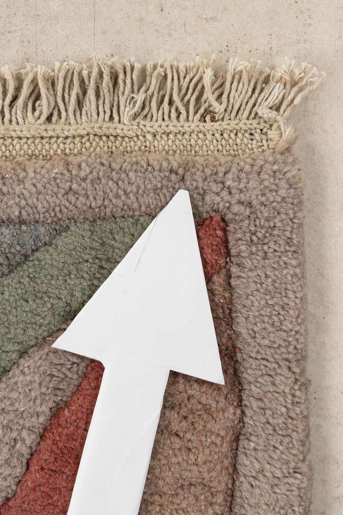 3' 11 x 5' 10 Hand Knotted Tibet Wool Rug