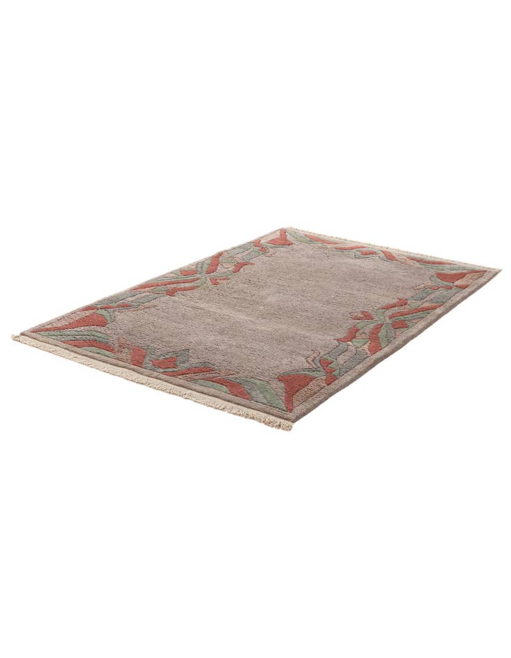 Detail image of 3' 11 x 5' 10 Hand Knotted Tibet Wool Rug