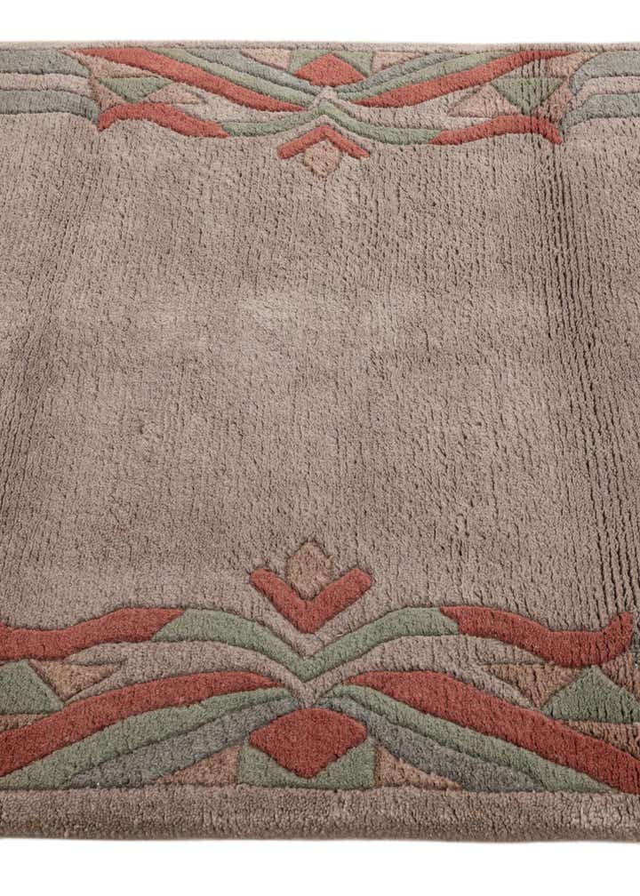 3' 11 x 5' 10 Hand Knotted Tibet Wool Rug