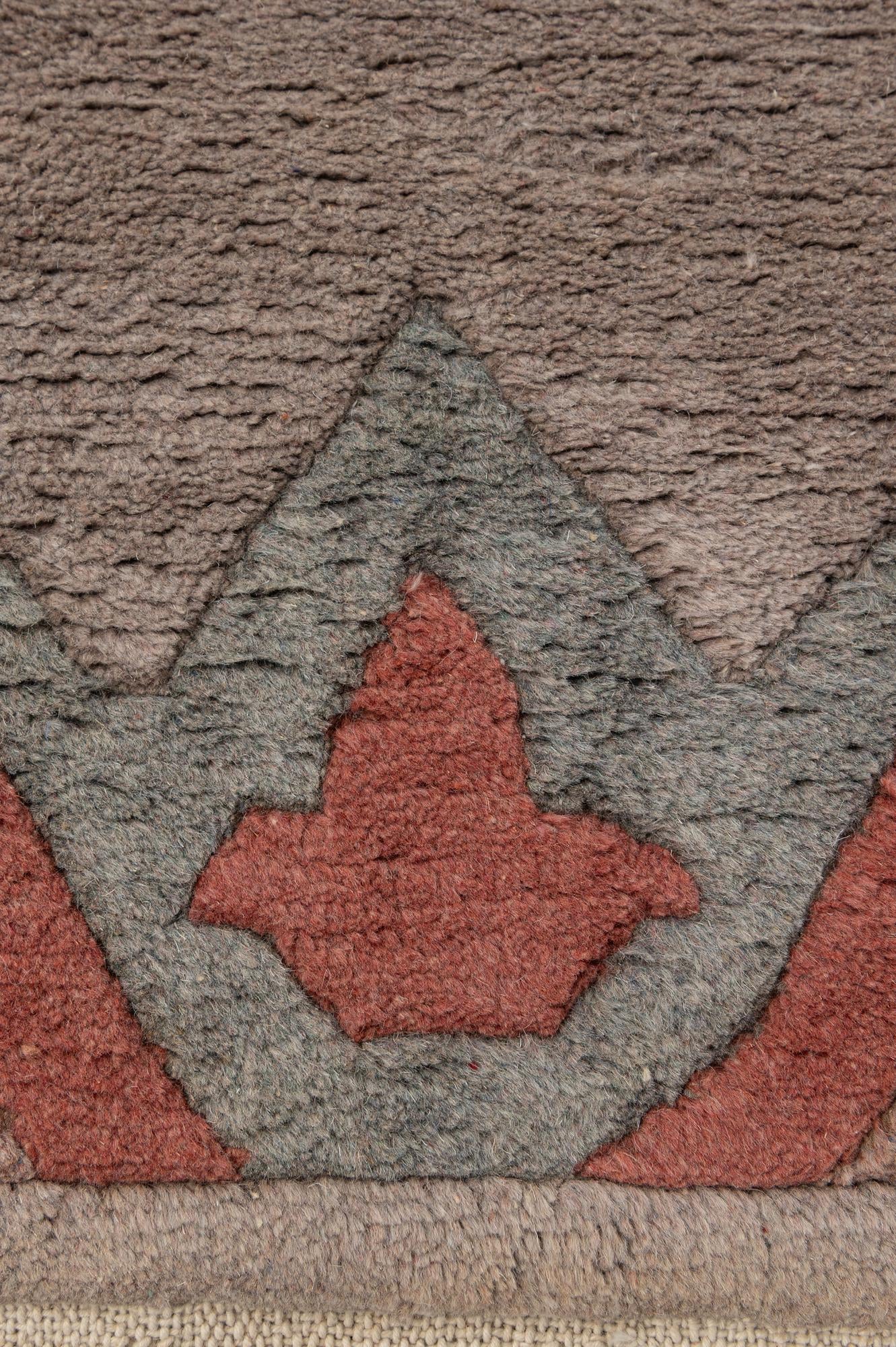 3' 11 x 5' 10 Hand Knotted Tibet Wool Rug