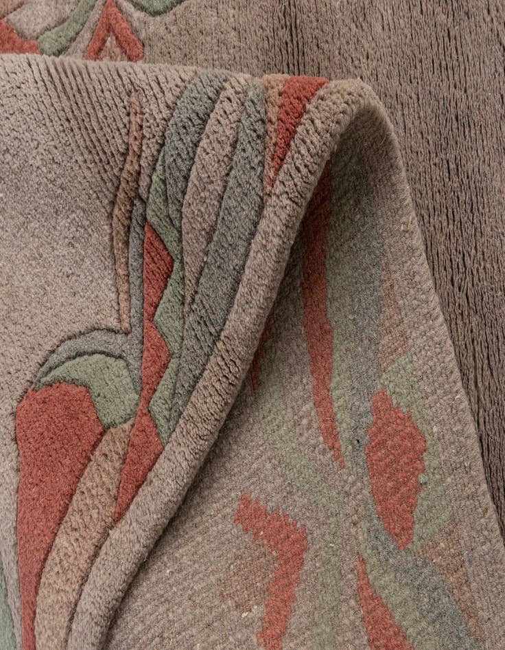 Detail image of 3' 11 x 5' 10  Hand Knotted Tibet Wool Rug