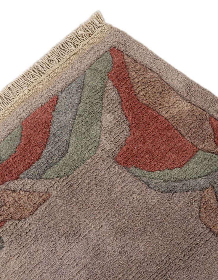 Detail image of 3' 11 x 5' 10  Hand Knotted Tibet Wool Rug