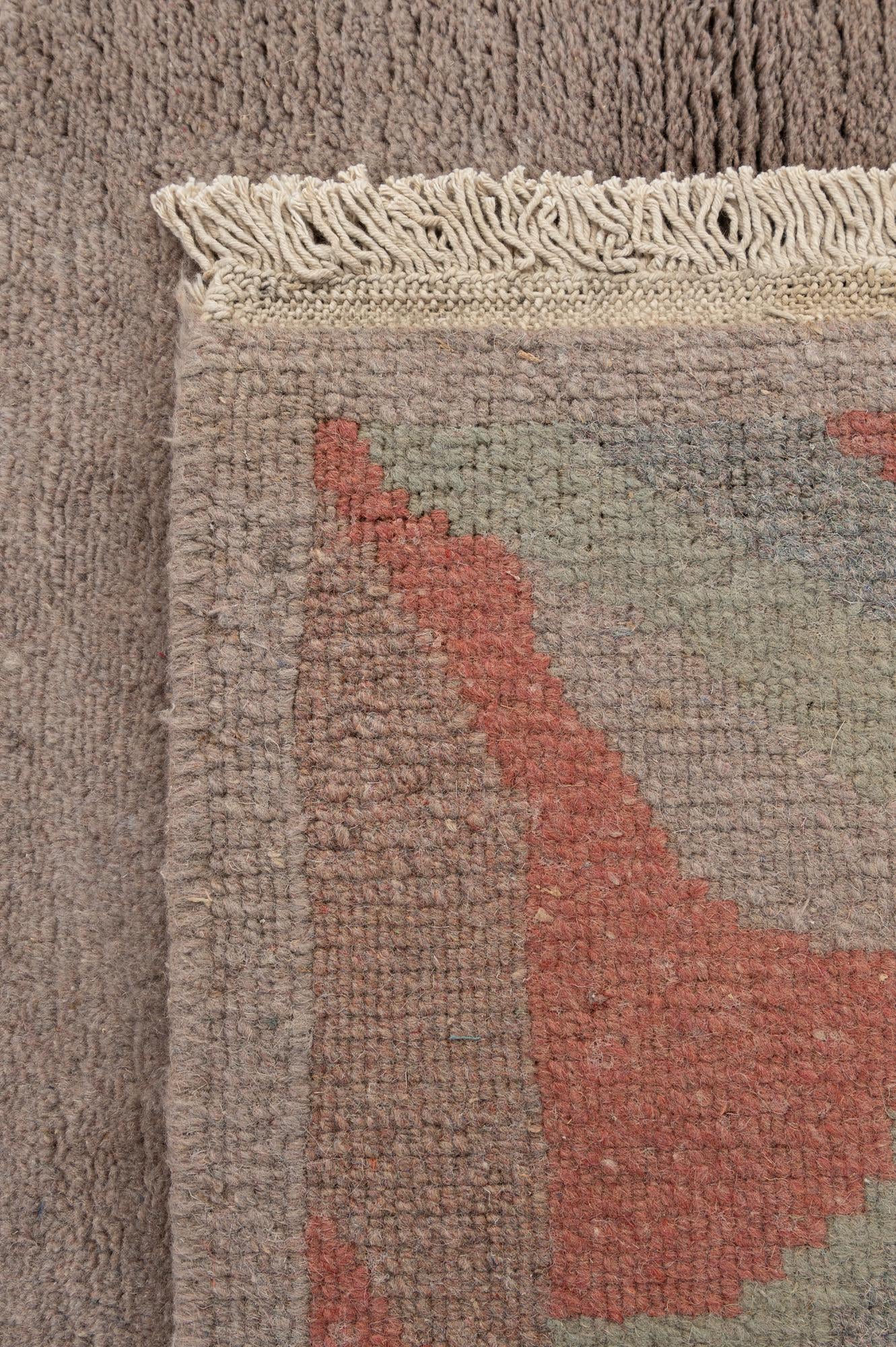 3' 11 x 5' 10 Hand Knotted Tibet Wool Rug