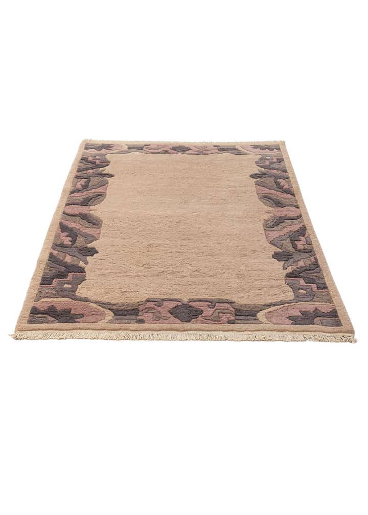 4' 2 x 5' 10 Hand Knotted Tibet Wool Rug