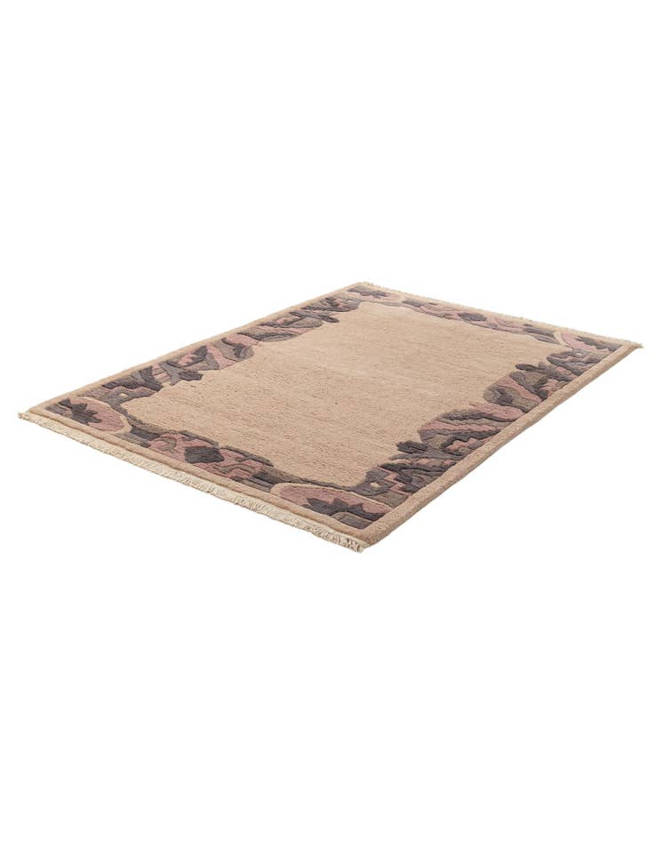 Detail image of 4' 2 x 5' 10  Hand Knotted Tibet Wool Rug