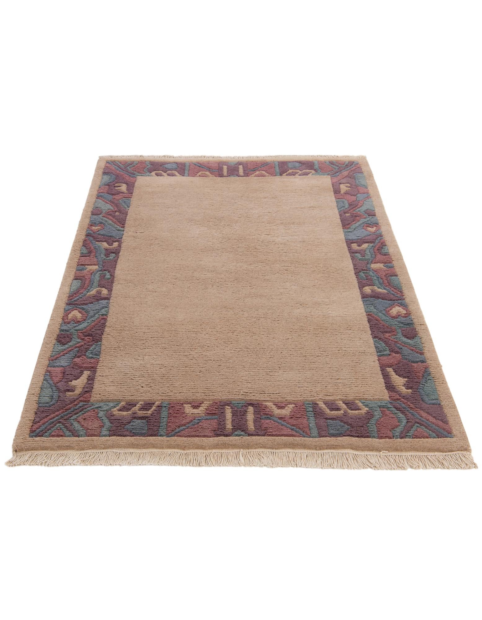 3' 11 x 5' 11 Hand Knotted Tibet Wool Rug