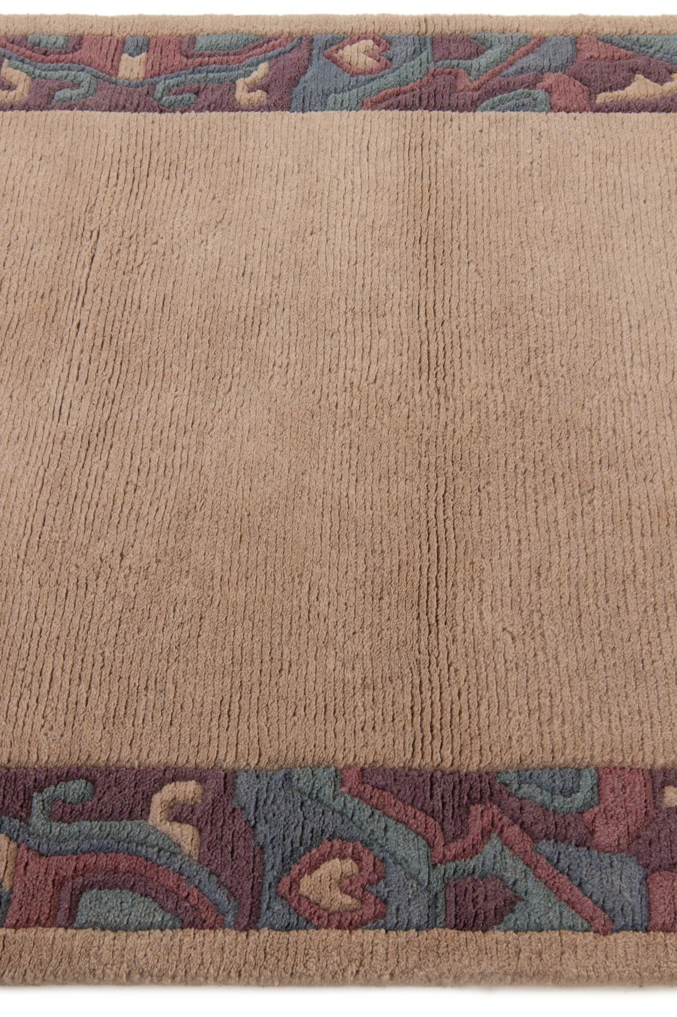 3' 11 x 5' 11 Hand Knotted Tibet Wool Rug