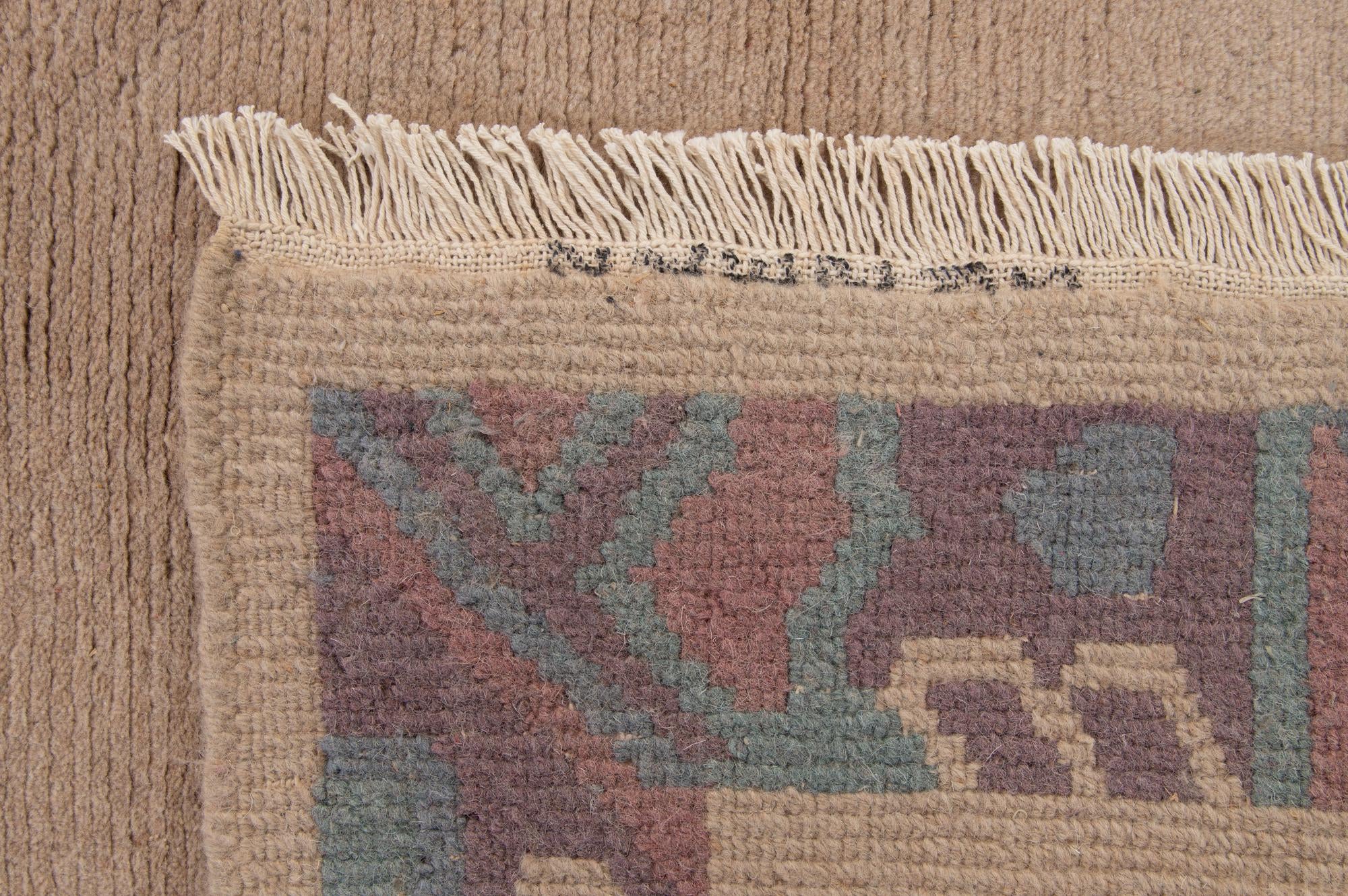 3' 11 x 5' 11 Hand Knotted Tibet Wool Rug