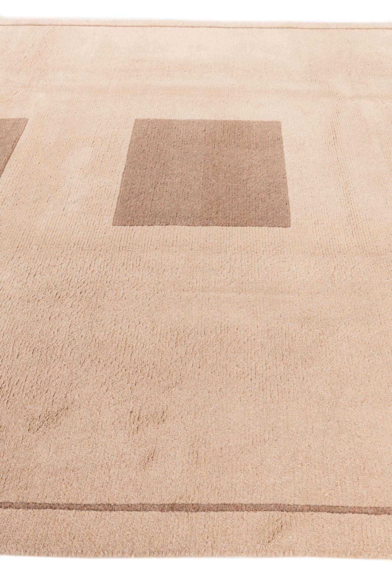 8' 1 x 11' 5 Hand Knotted Tibet Wool Rug