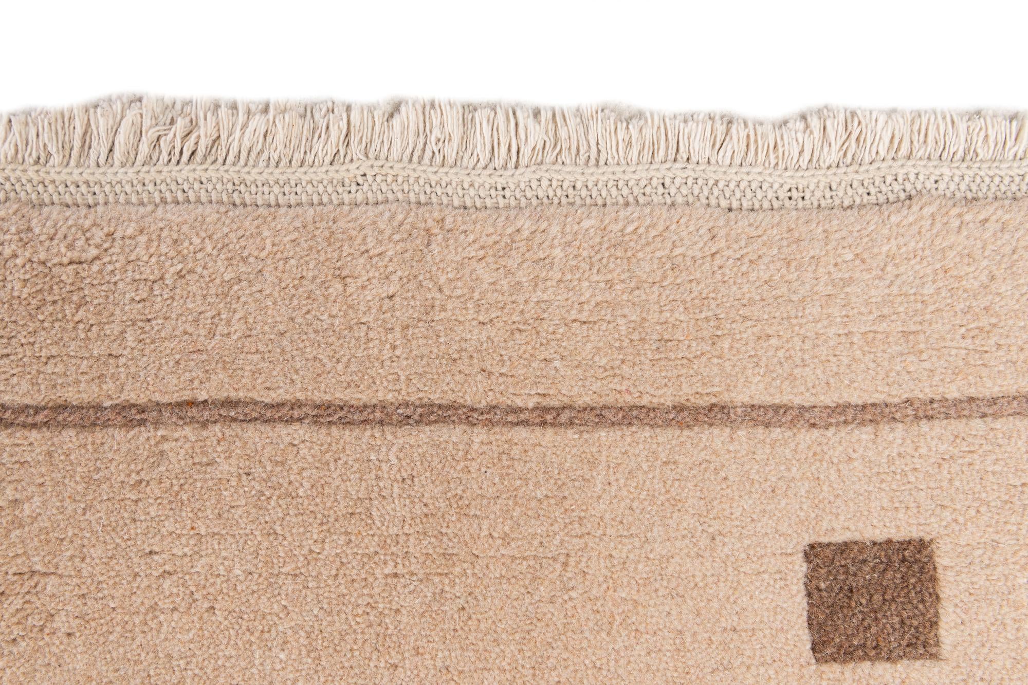 8' 1 x 11' 5 Hand Knotted Tibet Wool Rug
