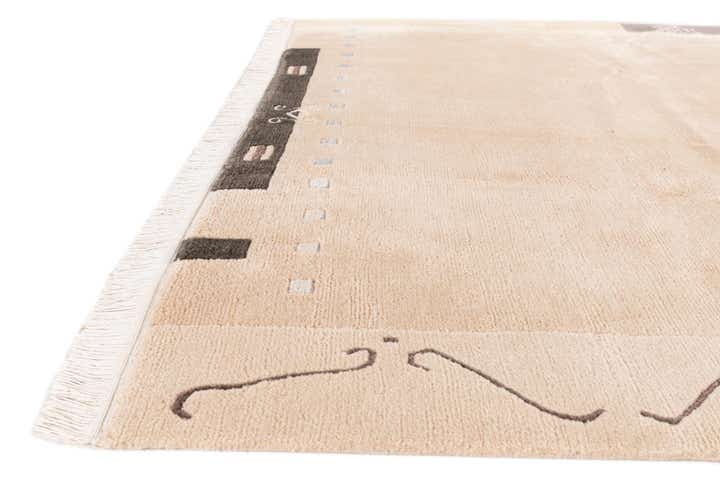 6' 7 x 9' 7 Hand Knotted Tibet Wool Rug