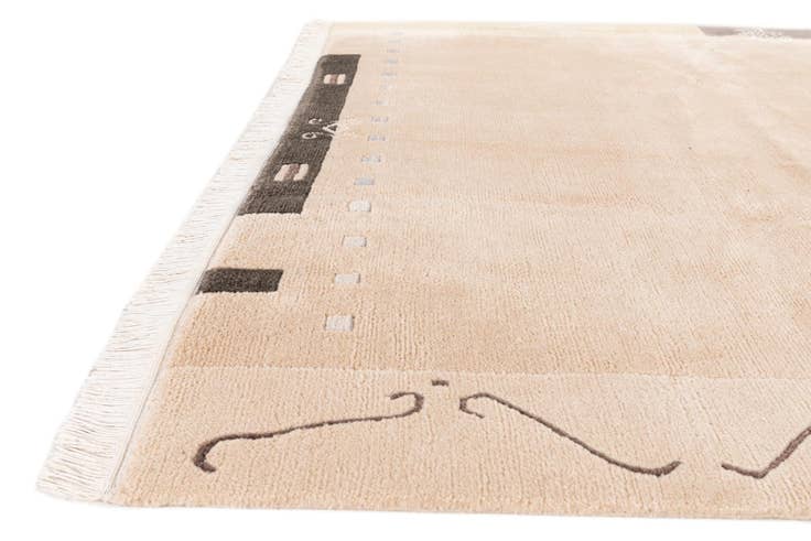 Detail image of 6' 7 x 9' 7 Hand Knotted Tibet Wool Rug