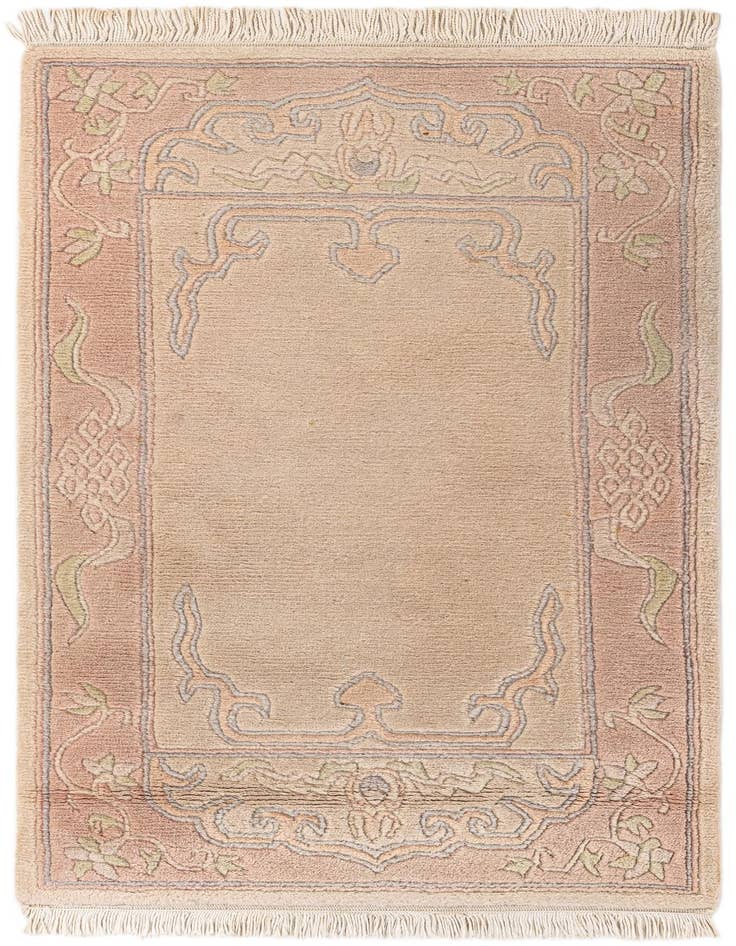 Detail image of 2' 6 x 4' 7 Hand Knotted Tibet Wool Rug