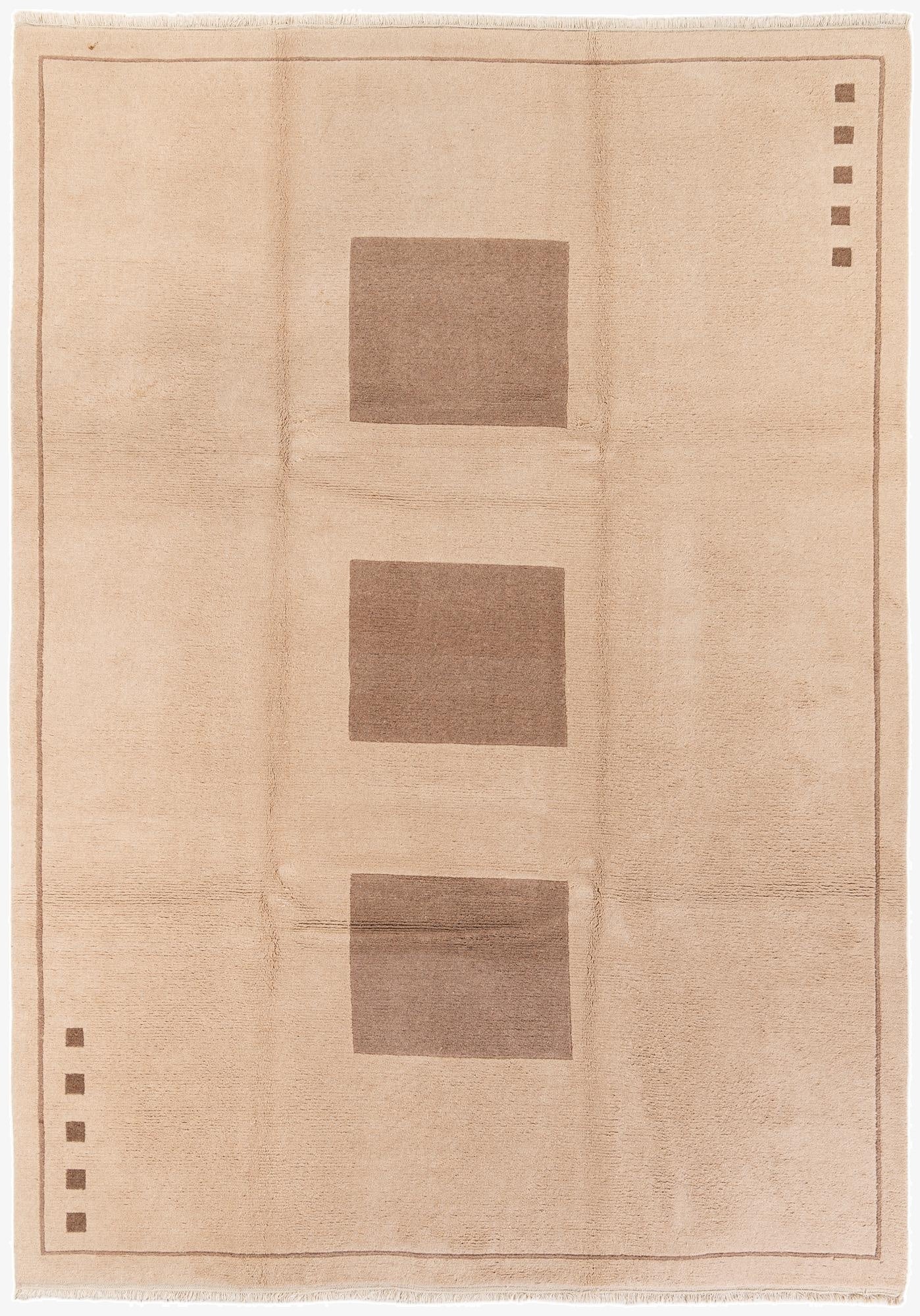 8' 1 x 11' 5  Hand Knotted Tibet Wool Rug