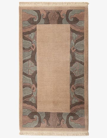 2' 9 x 4' 11 Hand Knotted Tibet Wool Rug