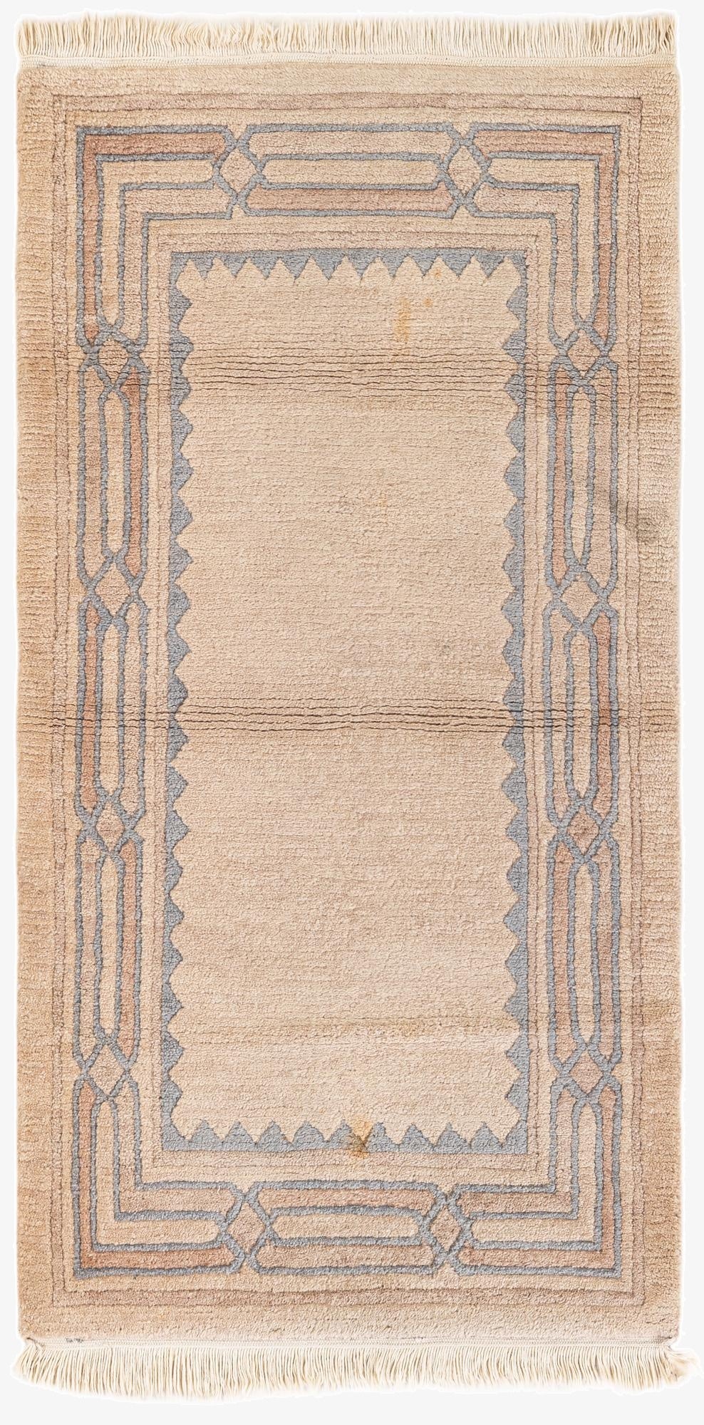 2' 4 x 4' 6  Hand Knotted Tibet Wool Rug