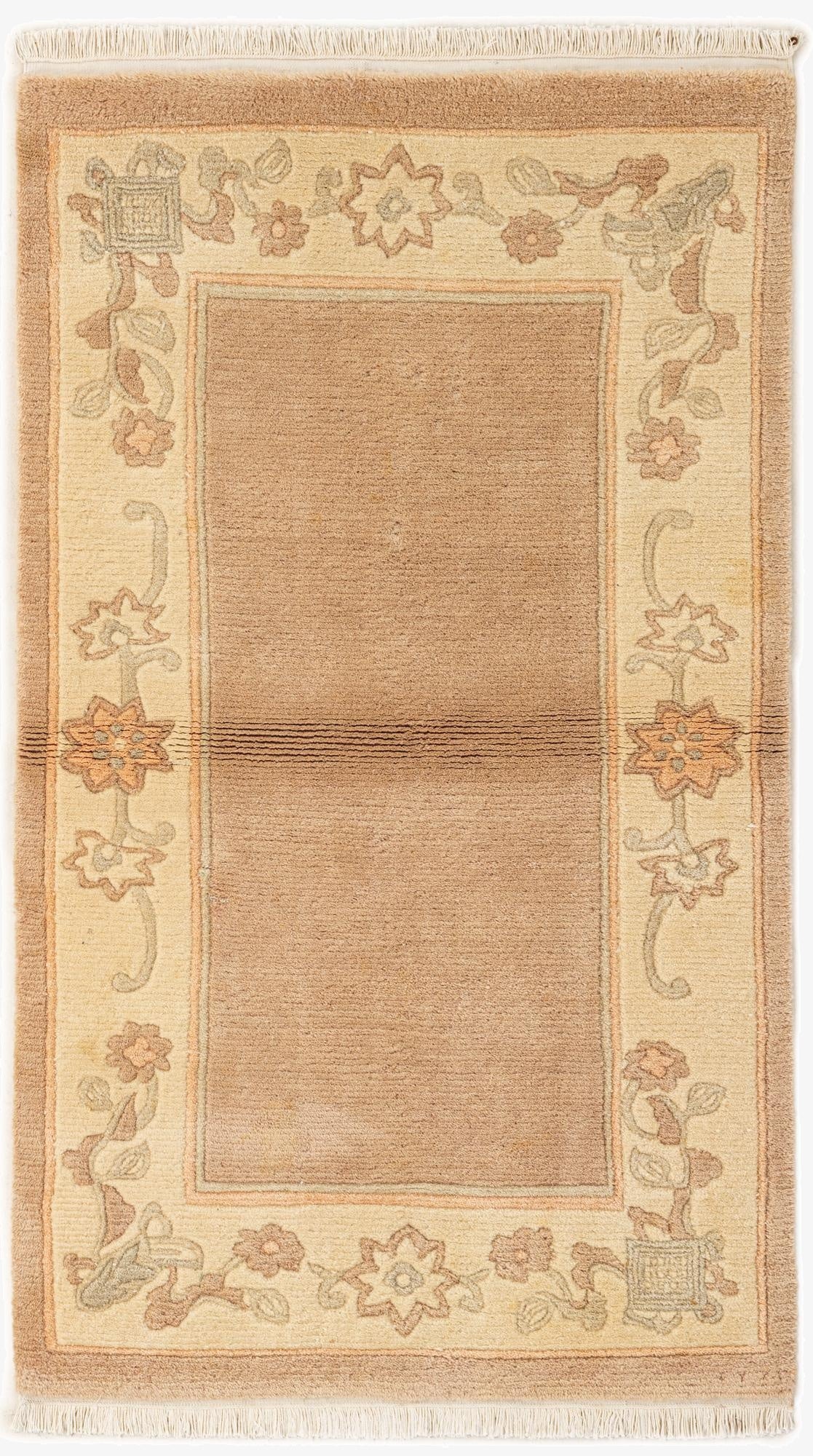 3' 1 x 5' 2  Hand Knotted Tibet Wool Rug