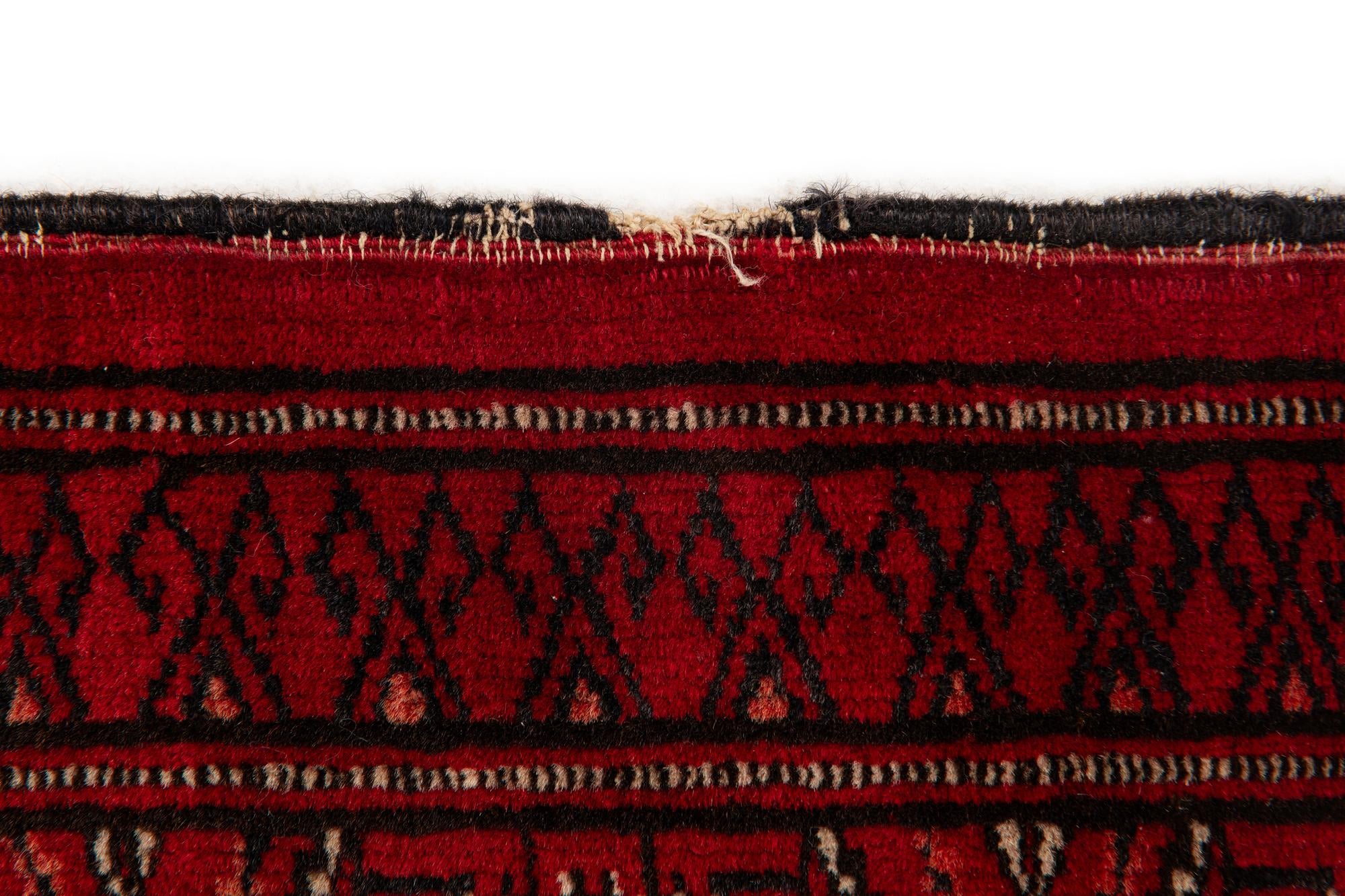 4' 2 x 5' 9 Hand Knotted Torkaman Persian Wool Rug