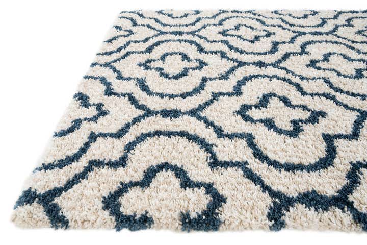 5' 3 x 7' 8 Trellis Shag Rug