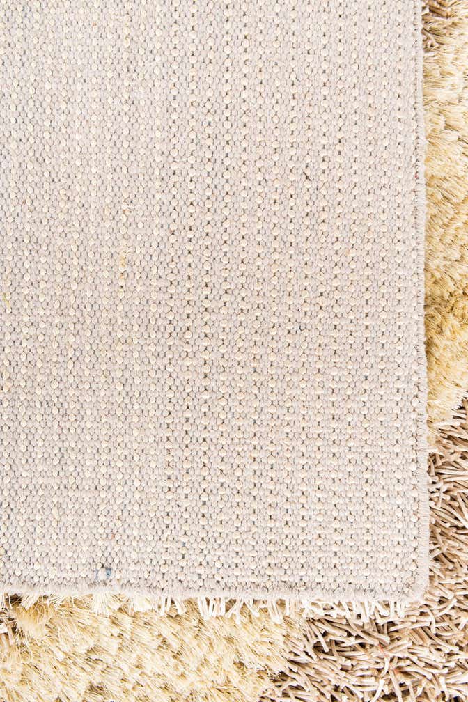 5' x 6' 8 Hand Knotted Two-Tone Shag Rug