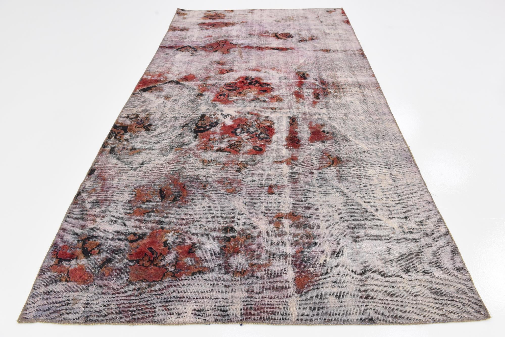 5' x 9' 5 Hand Knotted Ultra Vintage Persian Wool Rug