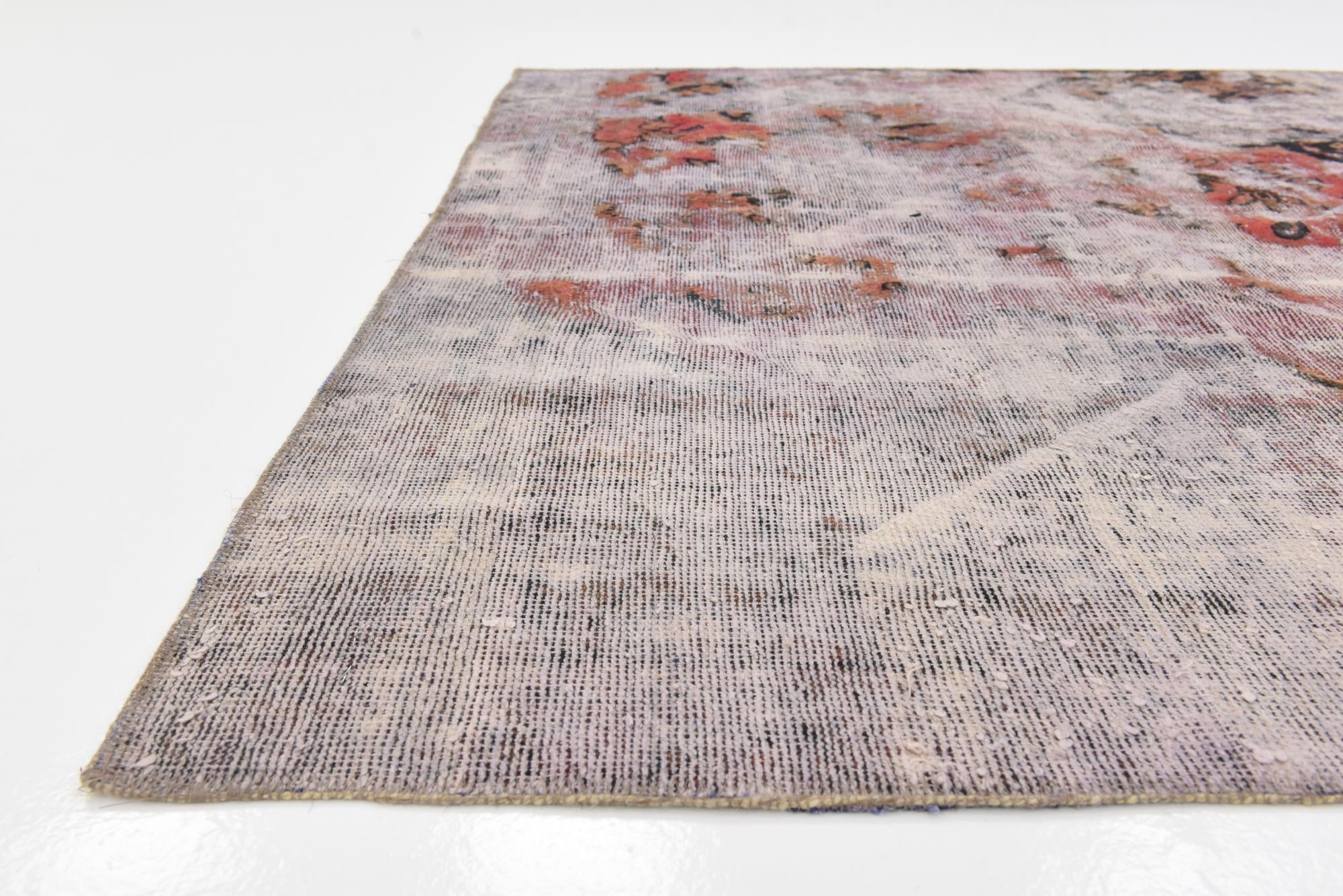 5' x 9' 5 Hand Knotted Ultra Vintage Persian Wool Rug
