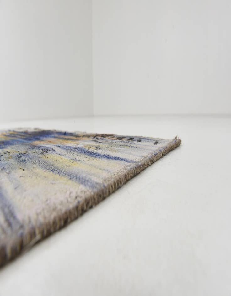 Detail image of 3' 2 x 4' 7  Hand Knotted Ultra Vintage Persian Wool Rug