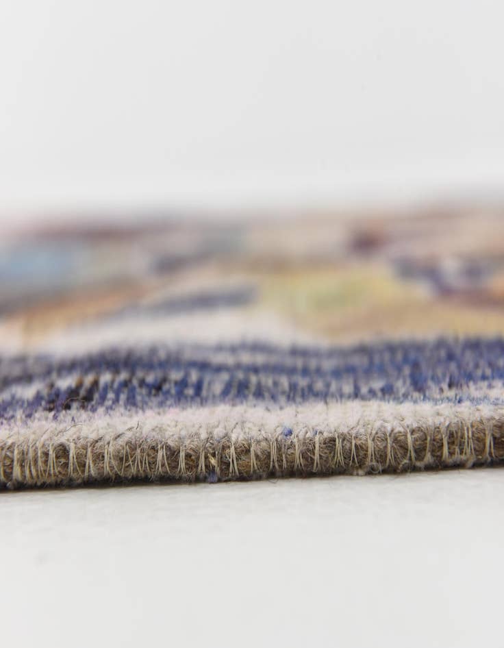 Detail image of 3' 2 x 4' 7  Hand Knotted Ultra Vintage Persian Wool Rug