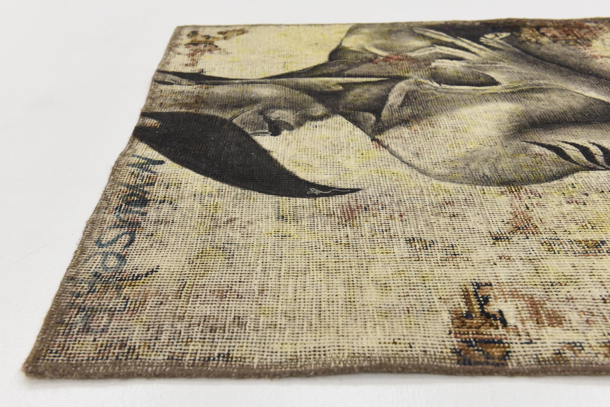 2' 9 x 4' 7 Hand Knotted Ultra Vintage Persian Wool Rug