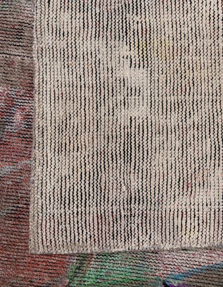 Detail image of 3' 9 x 6' 5  Hand Knotted Ultra Vintage Persian Wool Rug